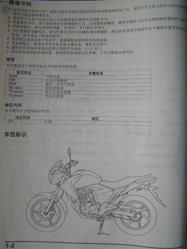 2010本田幻影SDH150-F维修手册本CB150F战神150幻影150CB150F战鹰本田150cbf150r插图2
