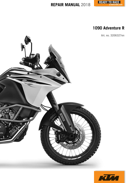2018KTM1090AdventureR维修手册KTM1090ADVR插图