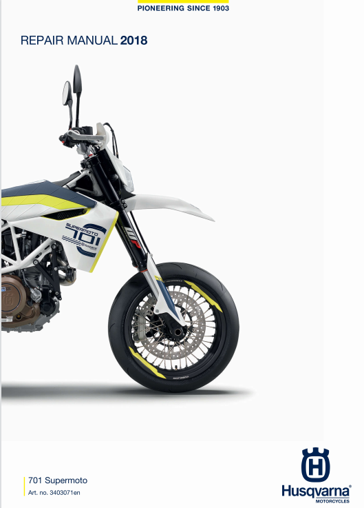 2018Husqvarna701Supermoto维修手册胡思瓦娜701插图