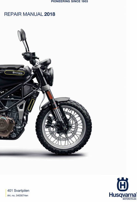 2018Husqvarna401Svartpilen维修手册胡斯瓦纳401插图