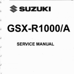 2017-2020铃木GSX-R1000L7L8铃木L7大R铃木L8大R维修手册铃木大r