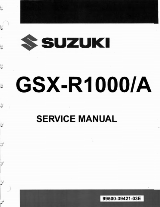 2017-2020铃木GSX-R1000L7L8铃木L7大R铃木L8大R维修手册铃木大r插图