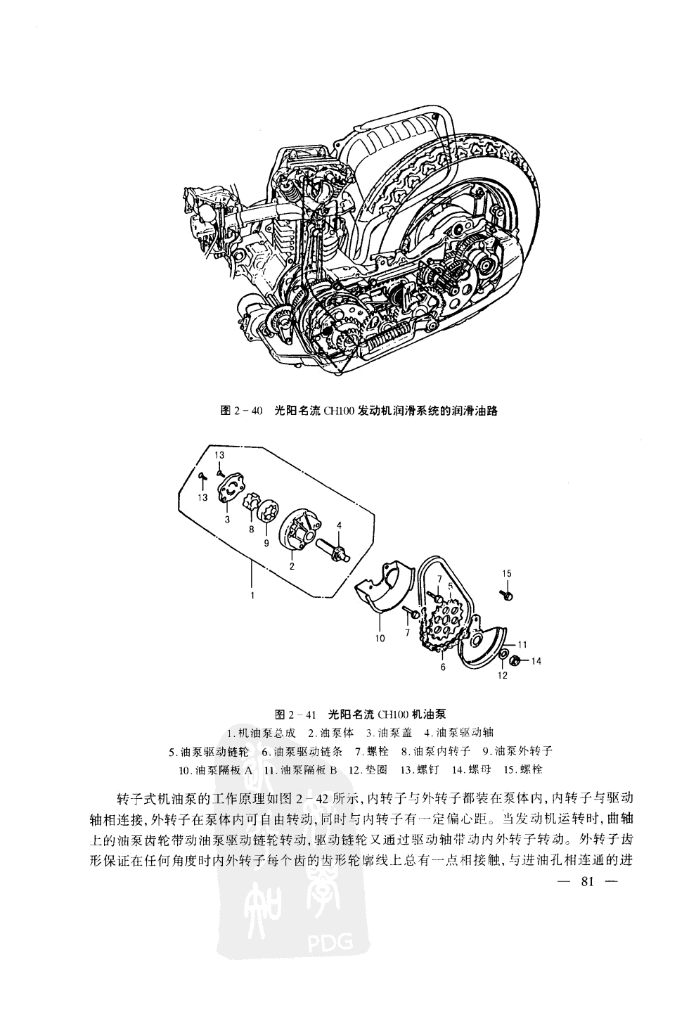 简体中文版光阳kymcoCH100光阳名流100维修手册光阳CH100发动机维修手册