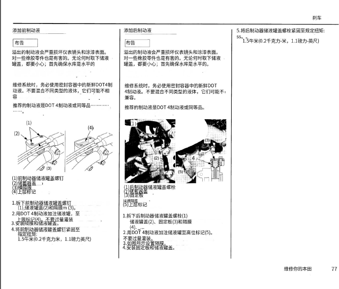 简体中文版本田CRF150R维修手册HONDA_CRF150R插图4