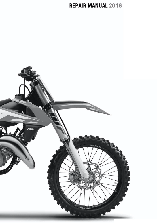 2016 KTM125-150SX XC维修手册