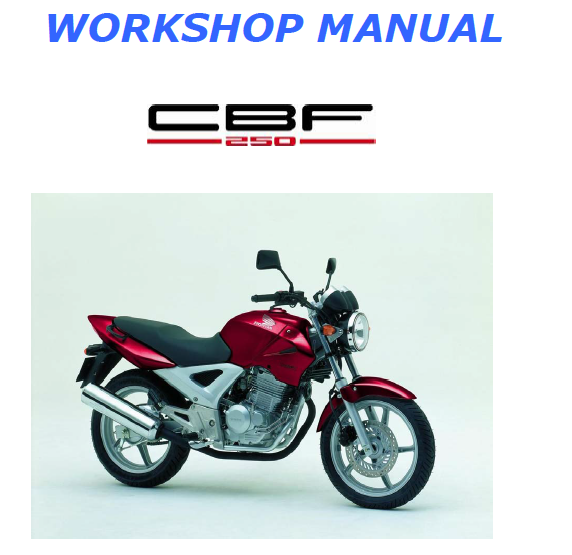 本田cbf250cbx250维修手册