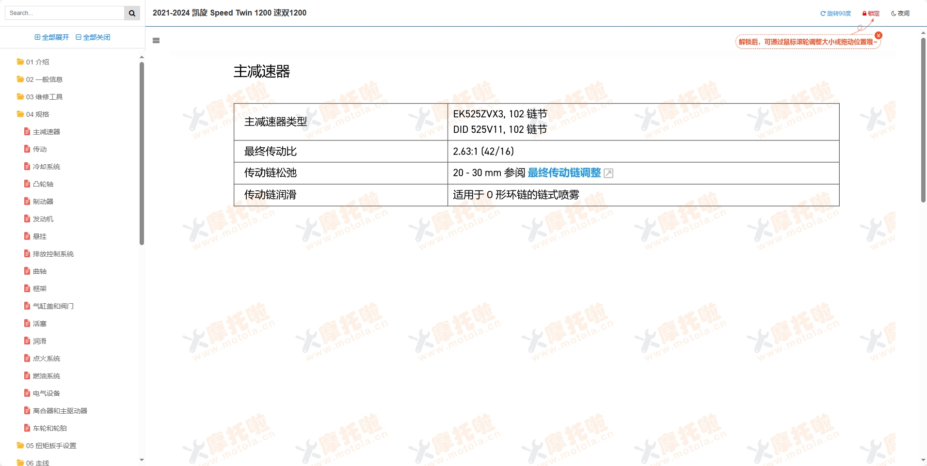 2021-2024凯旋SpeedTwin1200维修手册速双1200,凯旋摩托车维修手册下载插图3