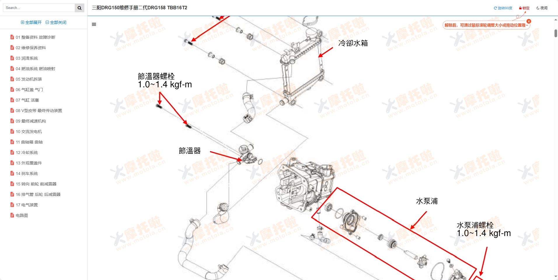 三阳DRG150维修手册二代DRGBT150 TBB16T2插图6