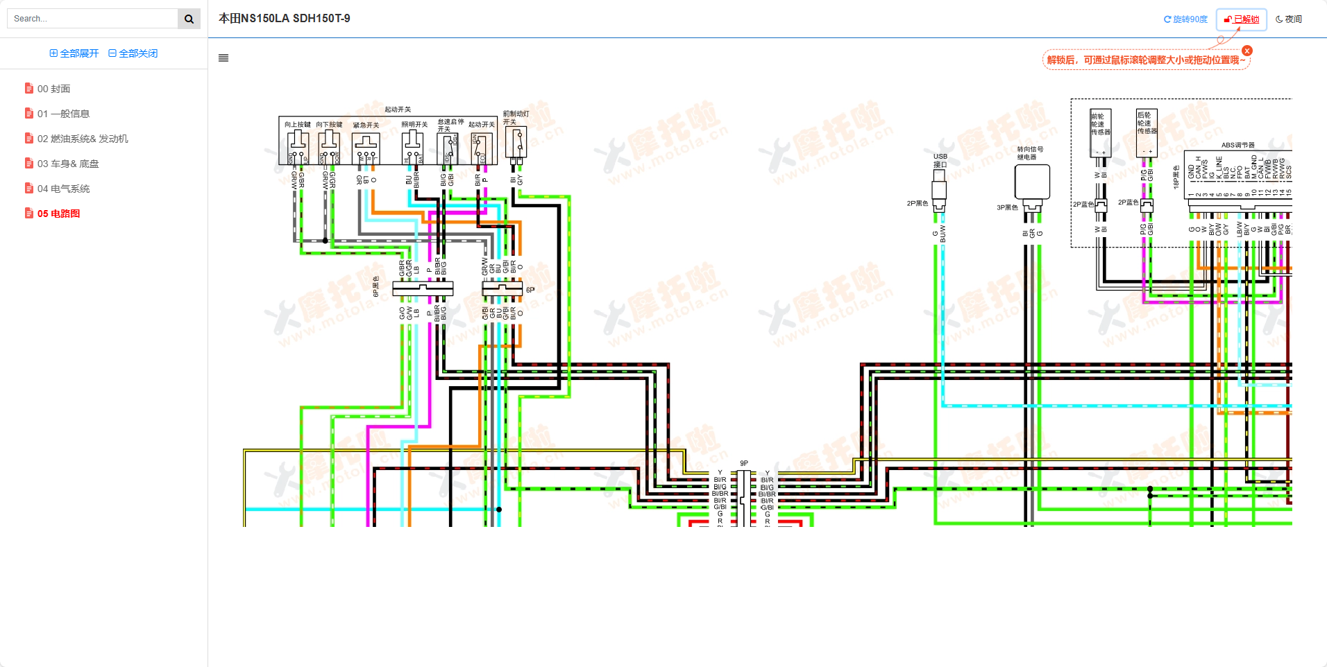 本田NS150LA维修手册SDH150T-9插图6