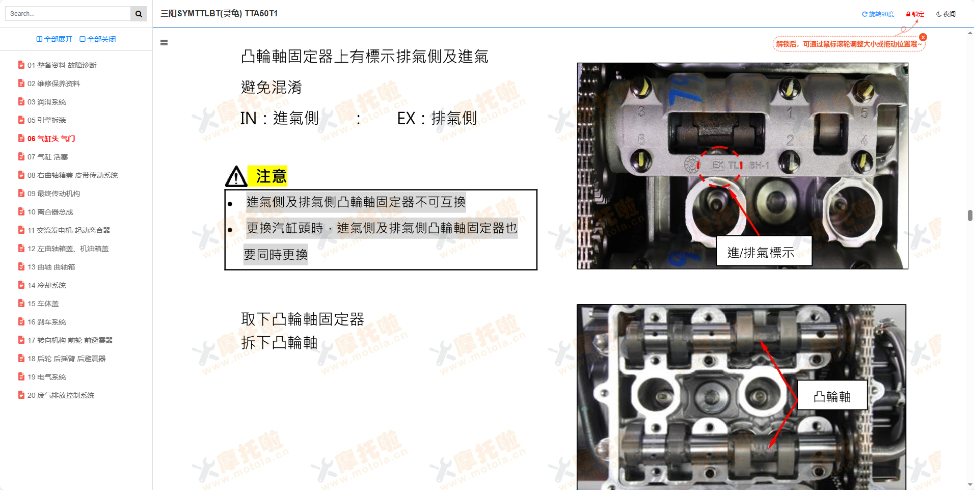 三阳SYMTTLBT508灵龟维修手册TTA50T1插图2