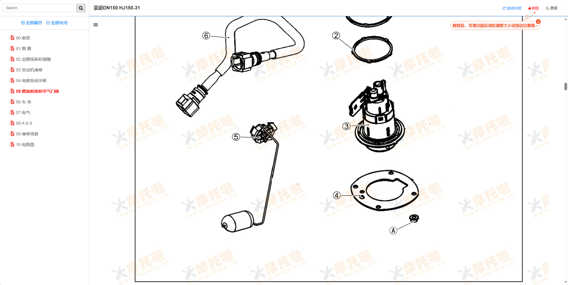 豪爵DN150维修手册HJ150-31插图6