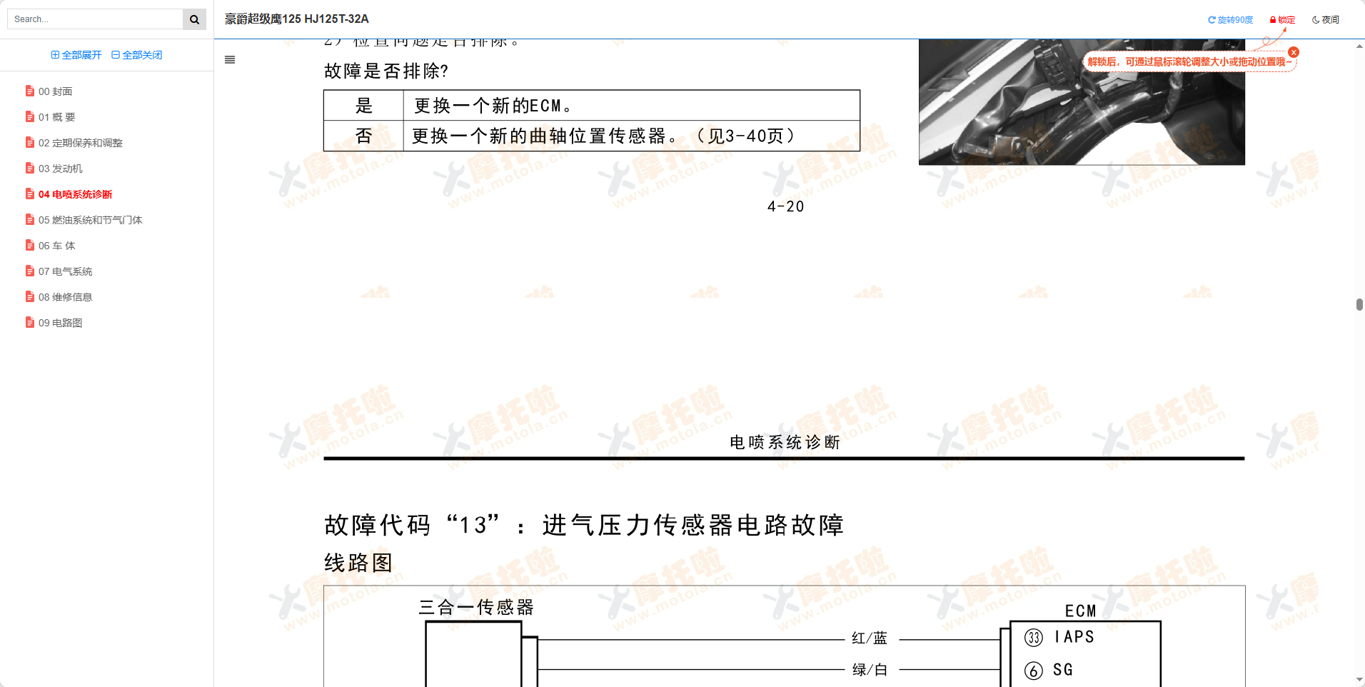 豪爵超级鹰125维修手册HJ125T-32A插图6