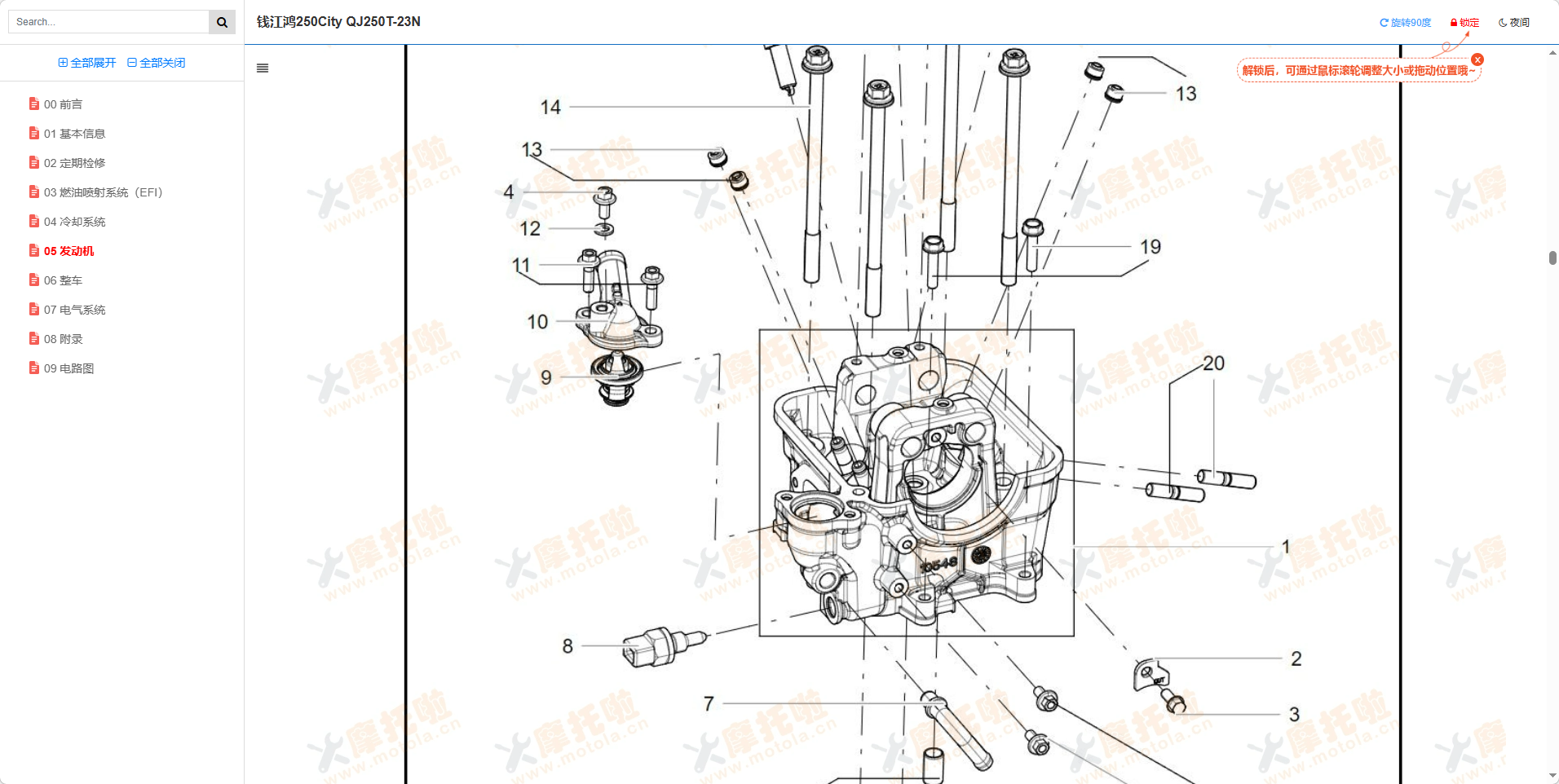 钱江鸿250City维修手册QJ250T-23N插图4