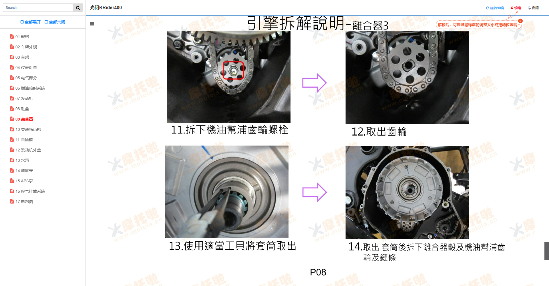 光阳KRider400维修手册插图6 光阳KRider400维修手册插图6