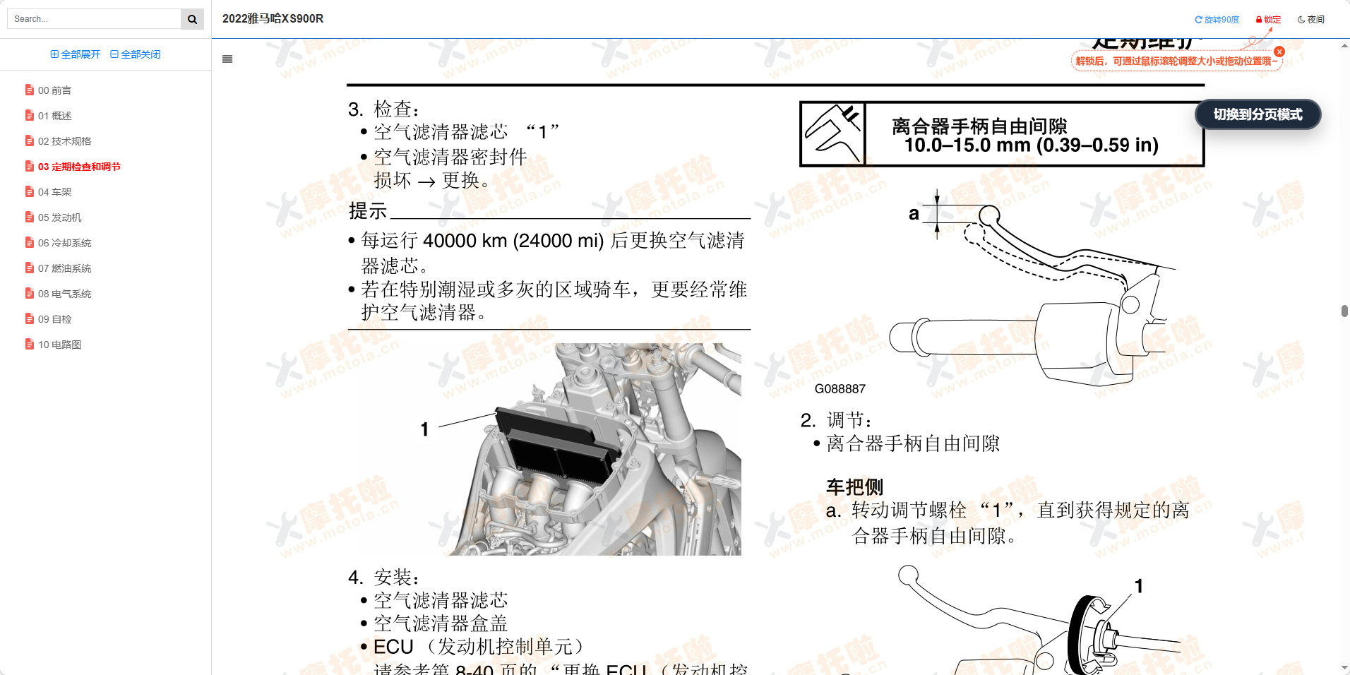 2022雅马哈XS900R维修手册插图1 2022雅马哈XS900R维修手册插图1