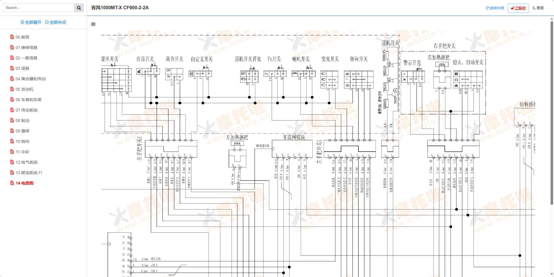 春风1000MT-X维修手册CF900-2-2A插图10
