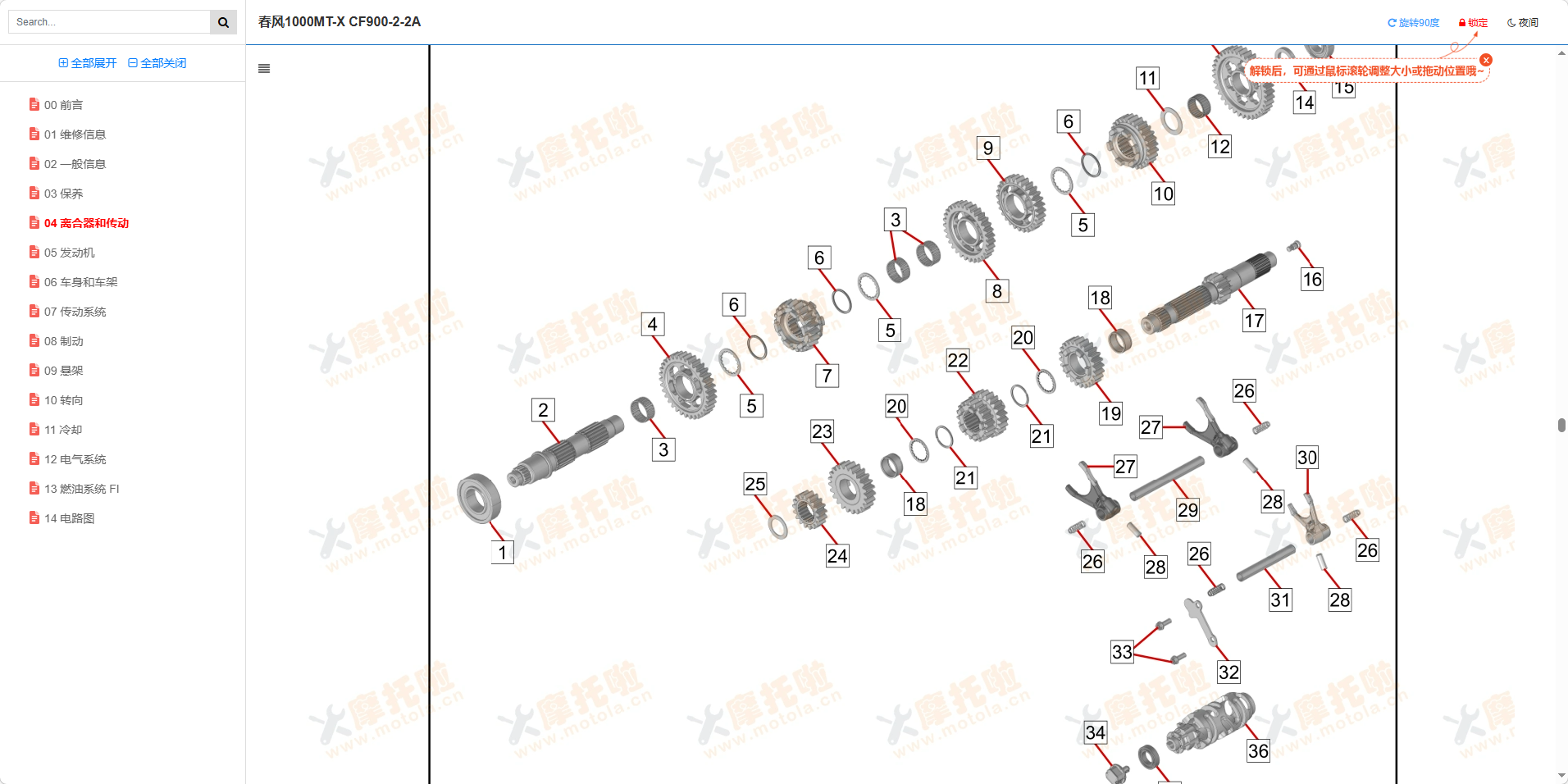 春风1000MT-X维修手册CF900-2-2A插图3