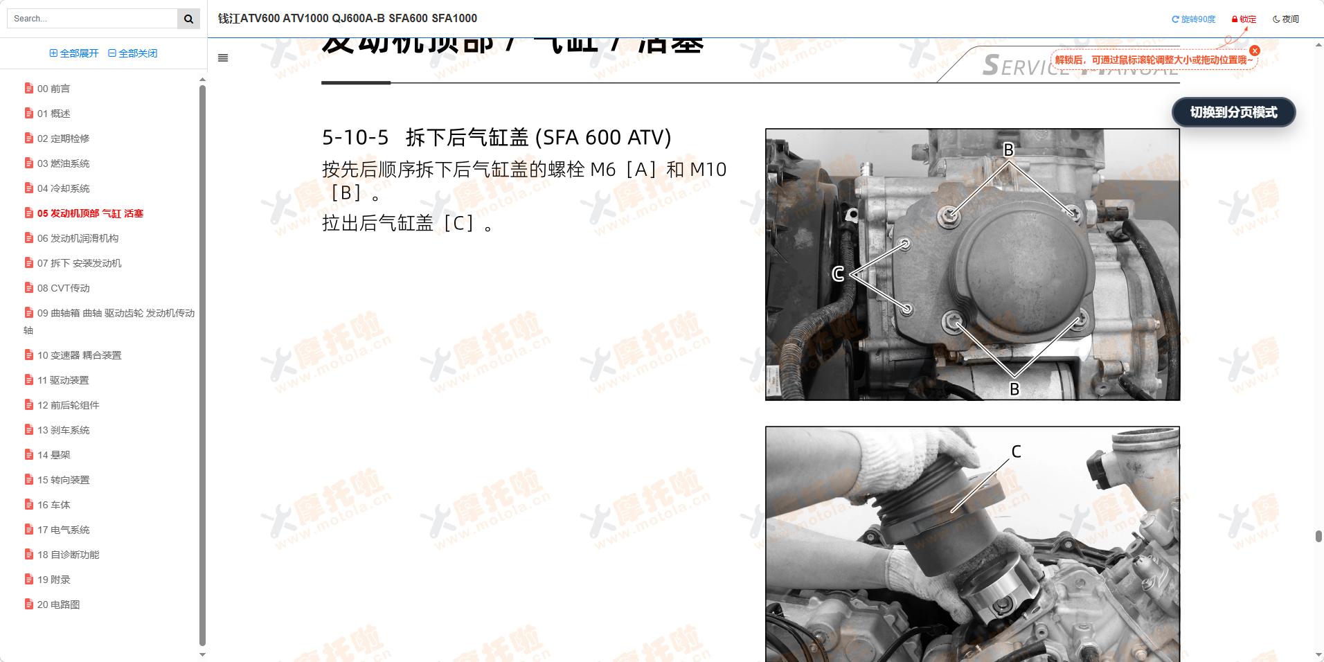 钱江ATV600维修手册QJ600A-B,SFA600插图3