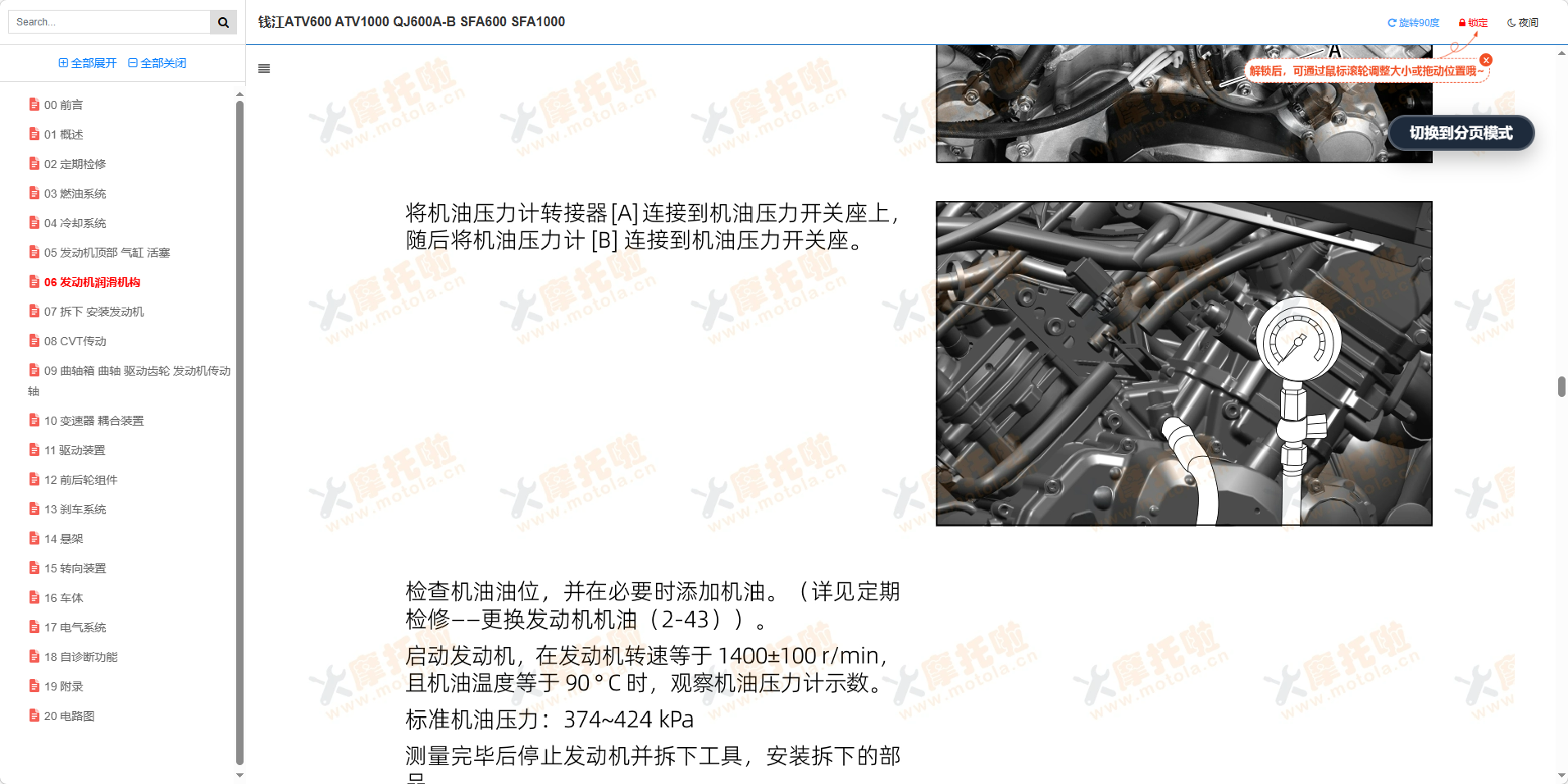 钱江ATV600维修手册QJ600A-B,SFA600插图5