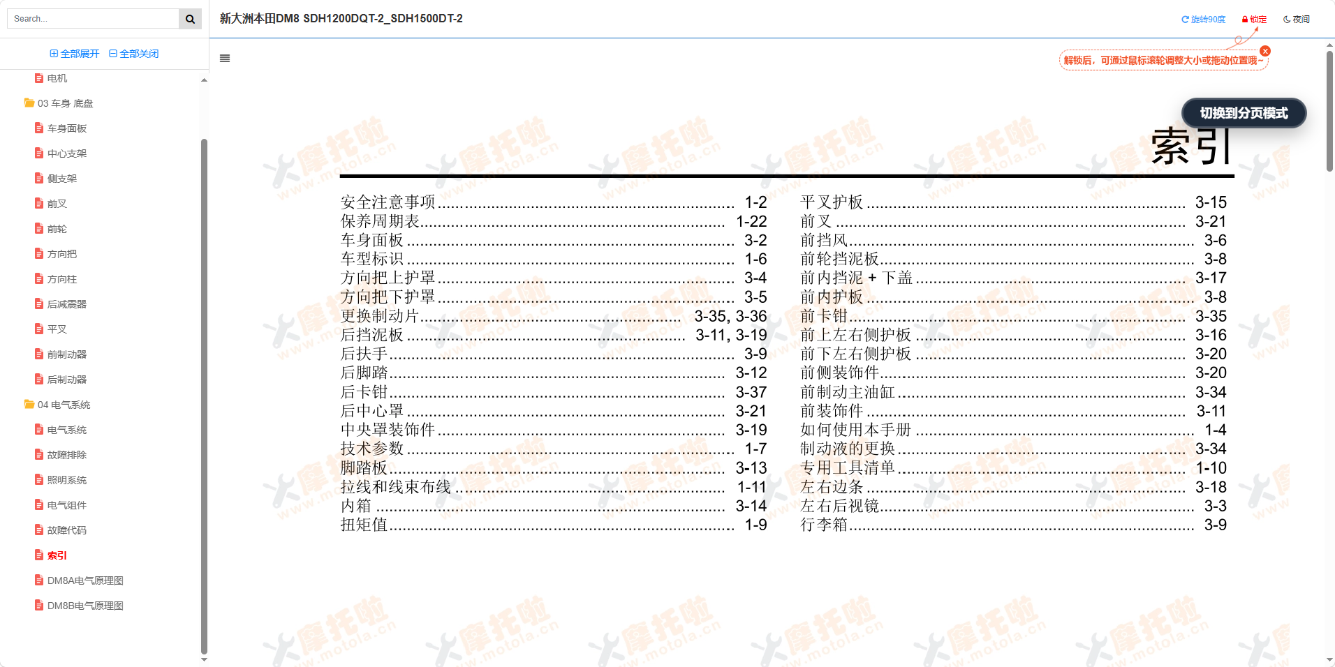 新大洲本田DM8维修手册SDH1200DQT-2_SDH1500DT-2插图5