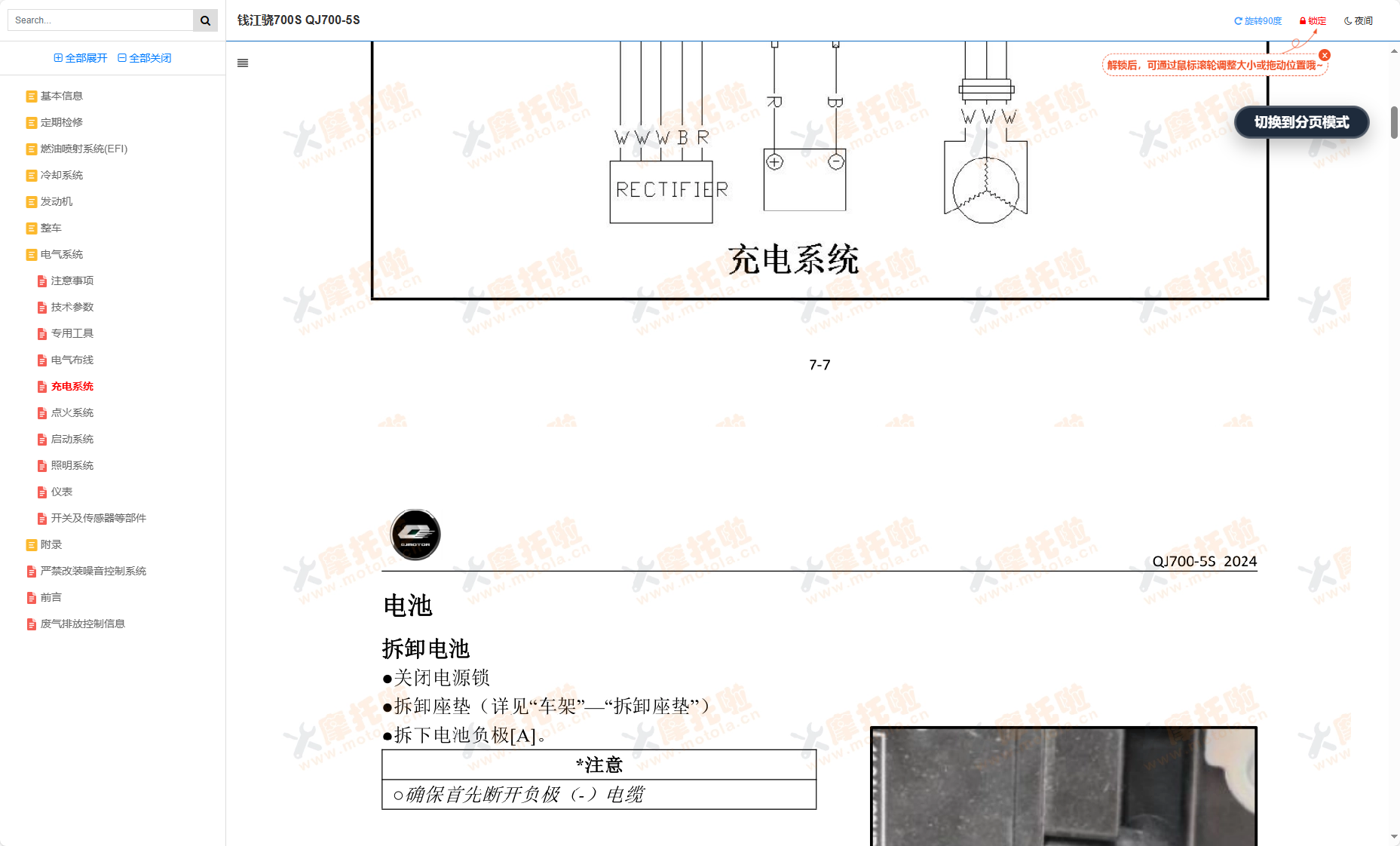 钱江骁700S维修手册QJ700-5S插图9