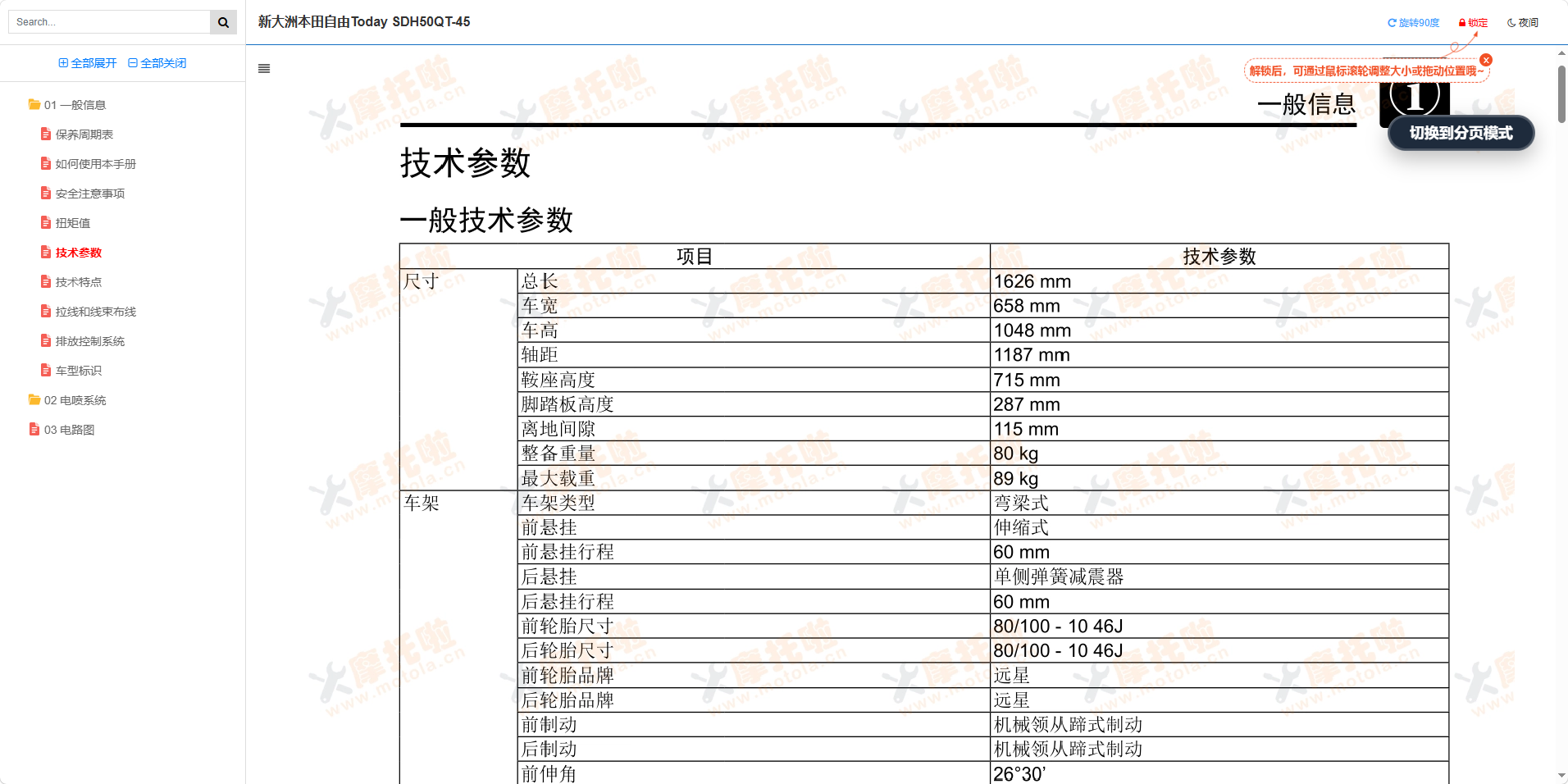 新大洲本田自由Today维修手册SDH50QT-45插图1 新大洲本田自由Today维修手册SDH50QT-45插图1