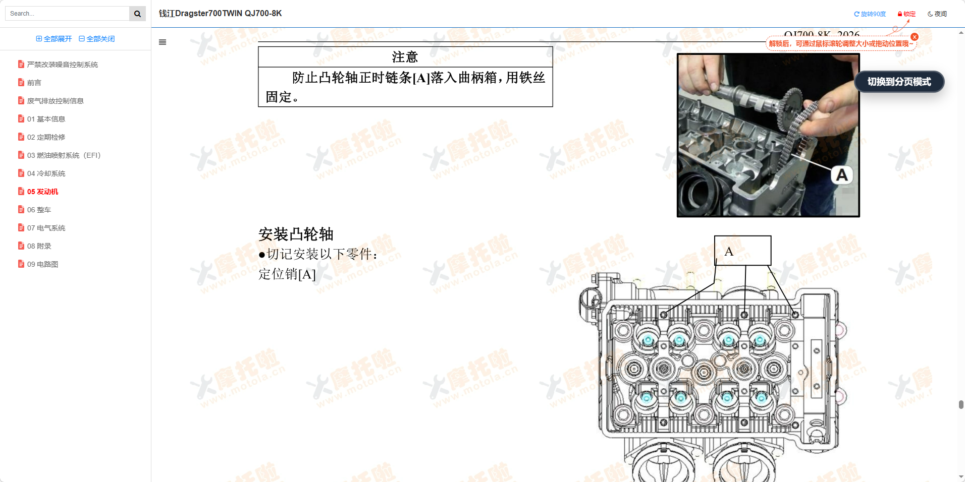 钱江意塔杰特Dragster700TWIN维修手册QJ700-8插图6