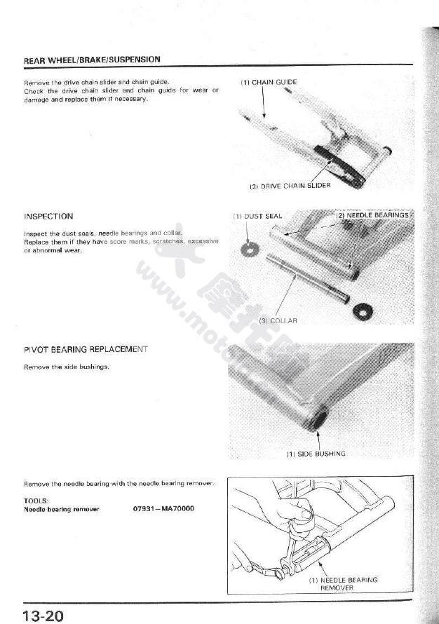 1987-1994本田NX250_AX1维修手册插图5