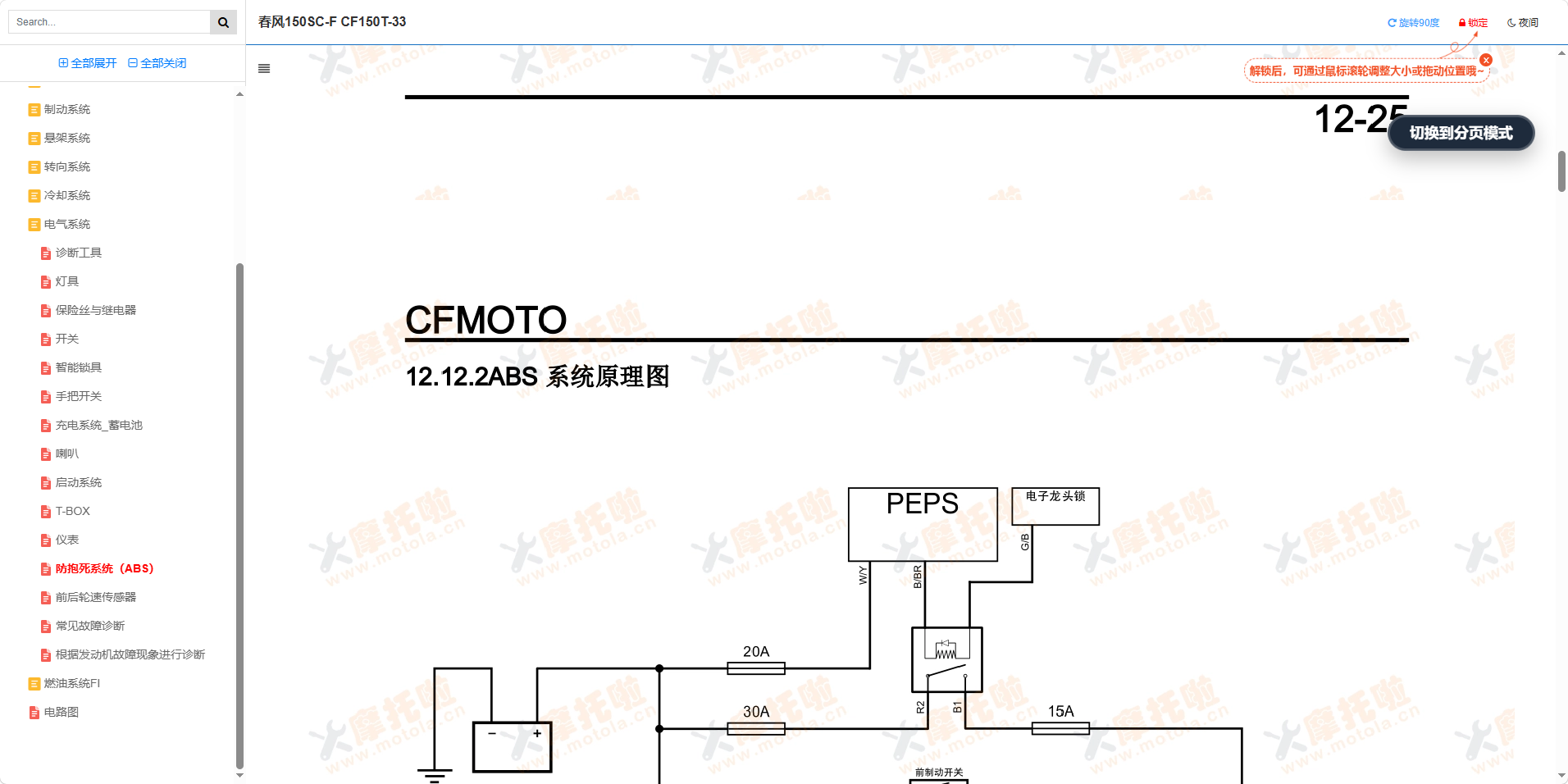 春风150SC-F维修手册CF150T-33插图9