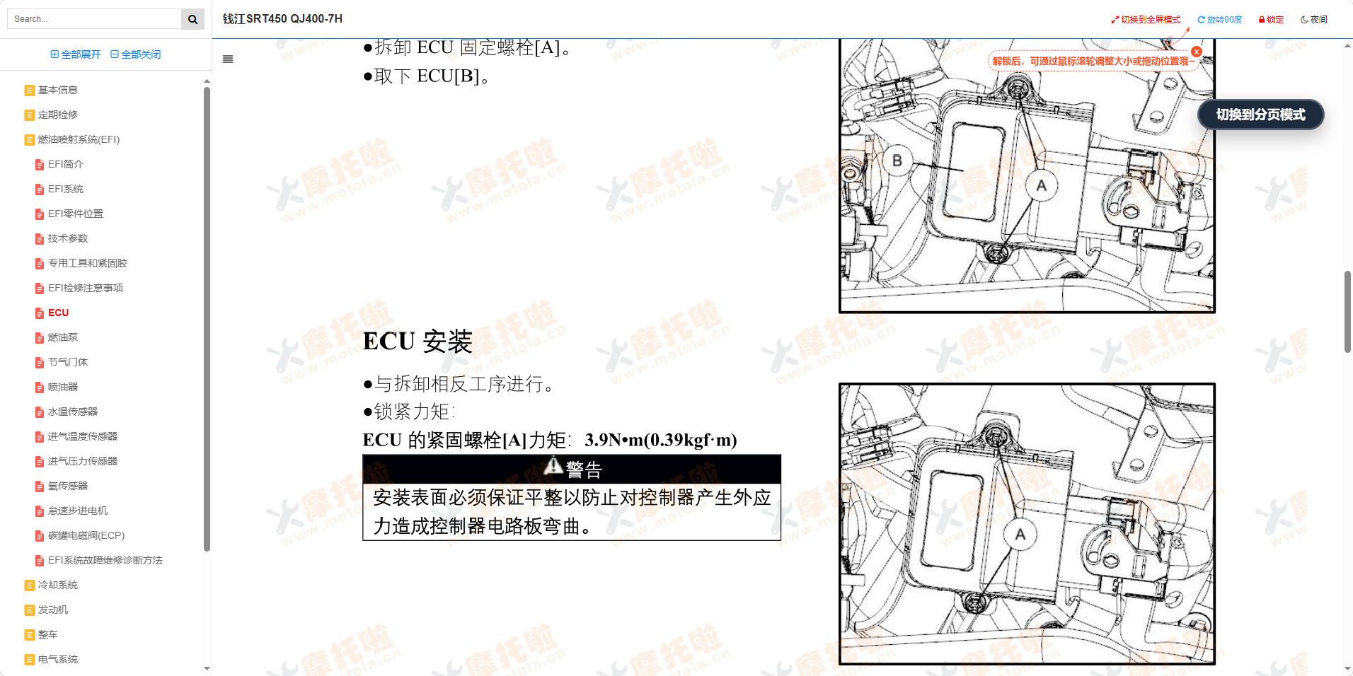 钱江SRT450维修手册QJ400-7H插图2 钱江SRT450维修手册QJ400-7H插图2