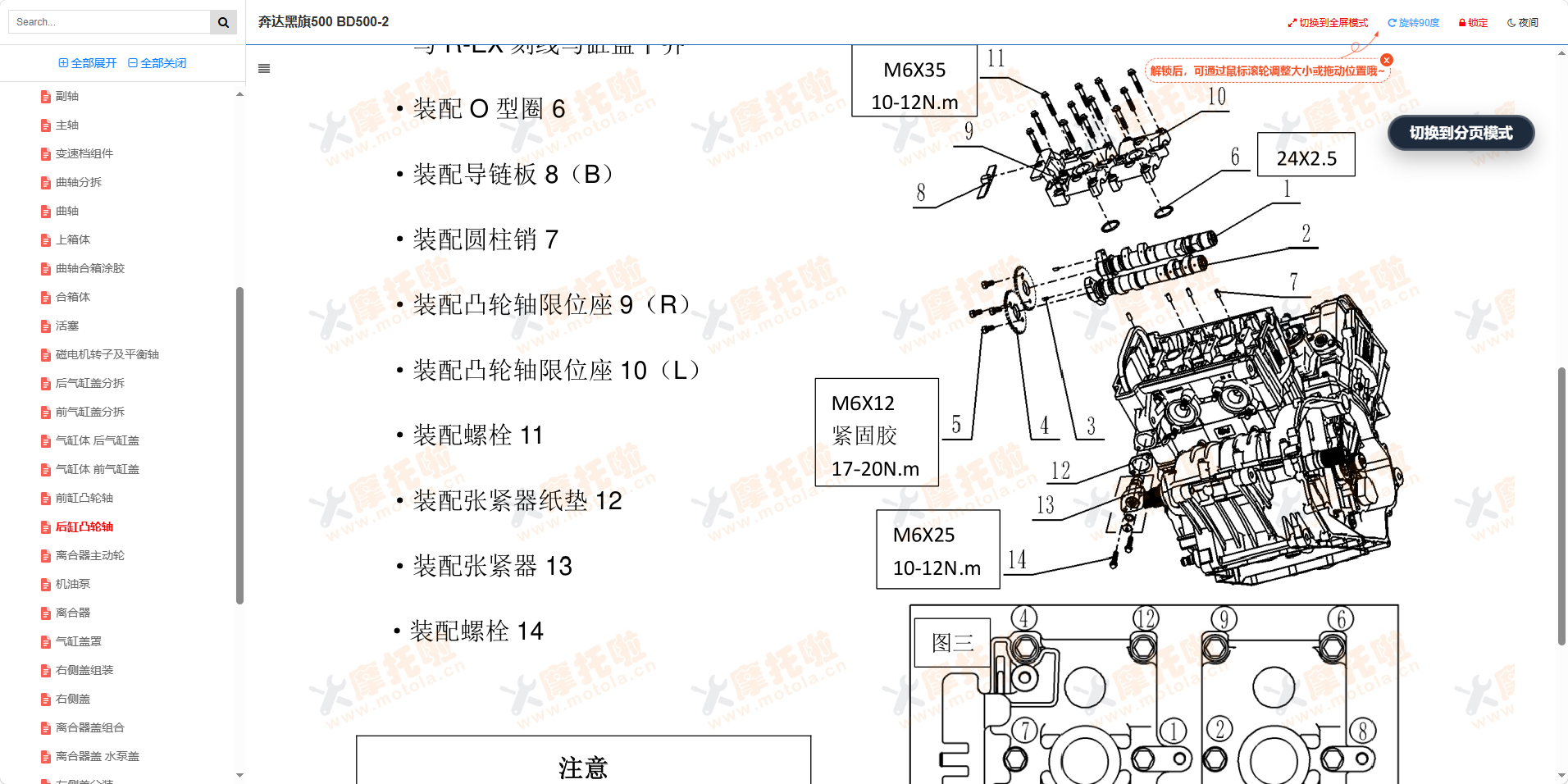 奔达黑旗500维修手册BD500-2插图2