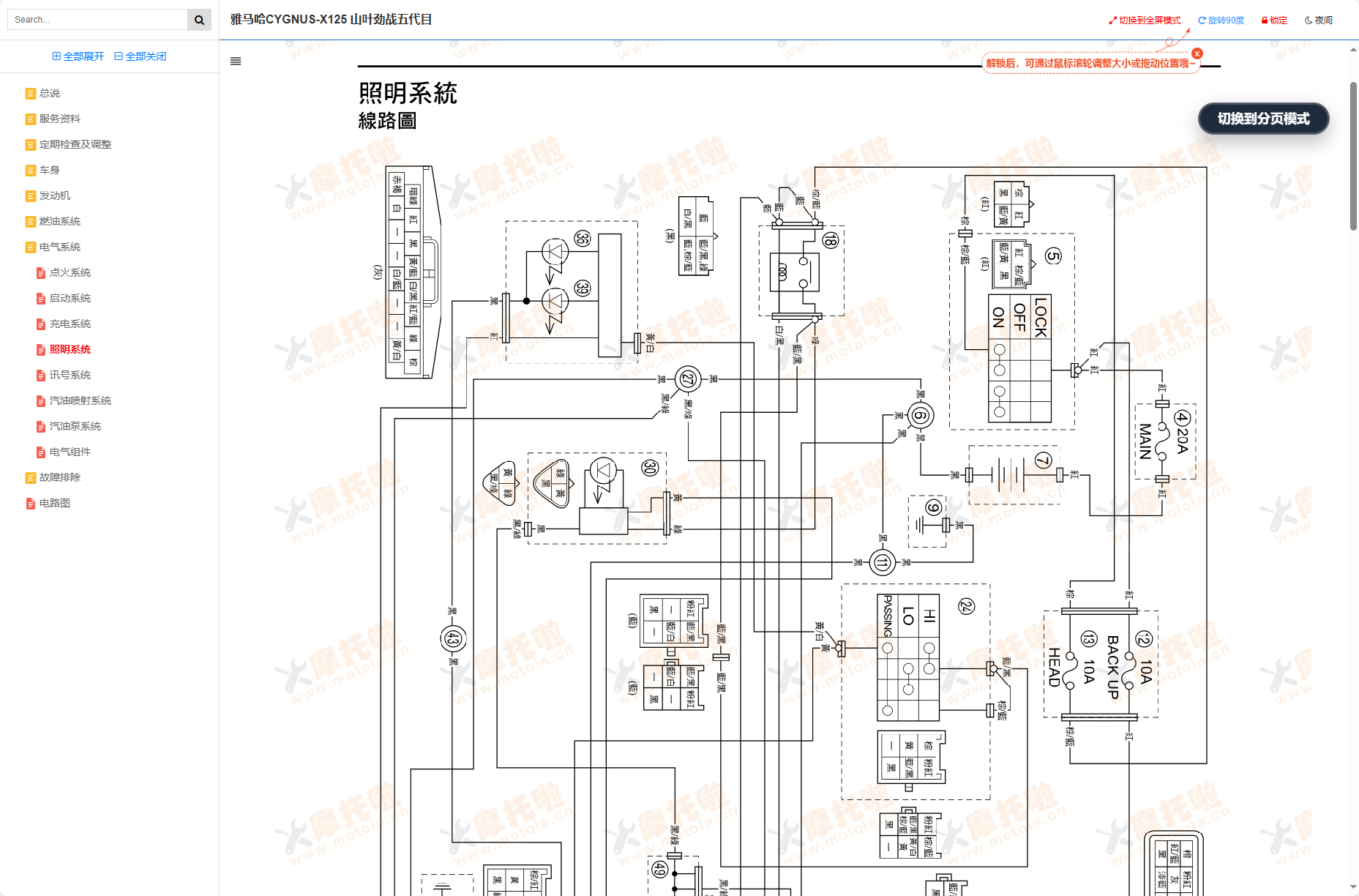 雅马哈CYGNUS-X125维修手册山叶劲战五代目插图7
