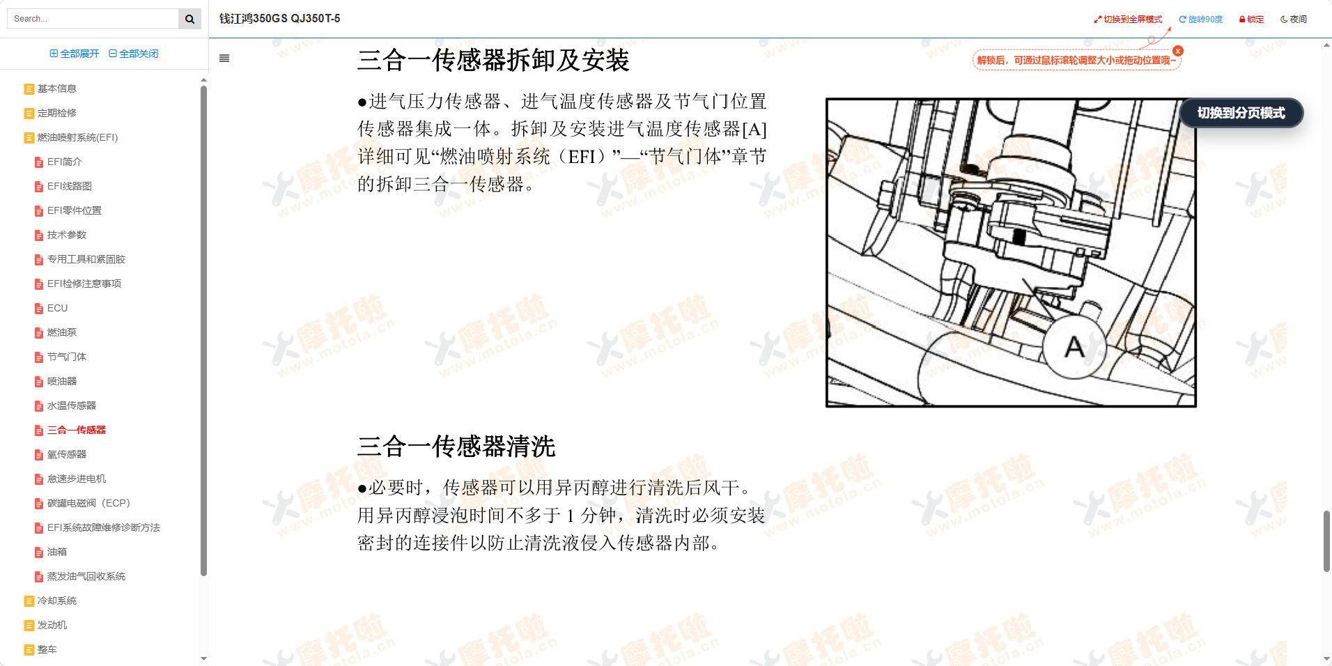 钱江鸿350GS维修手册QJ350T-5插图5