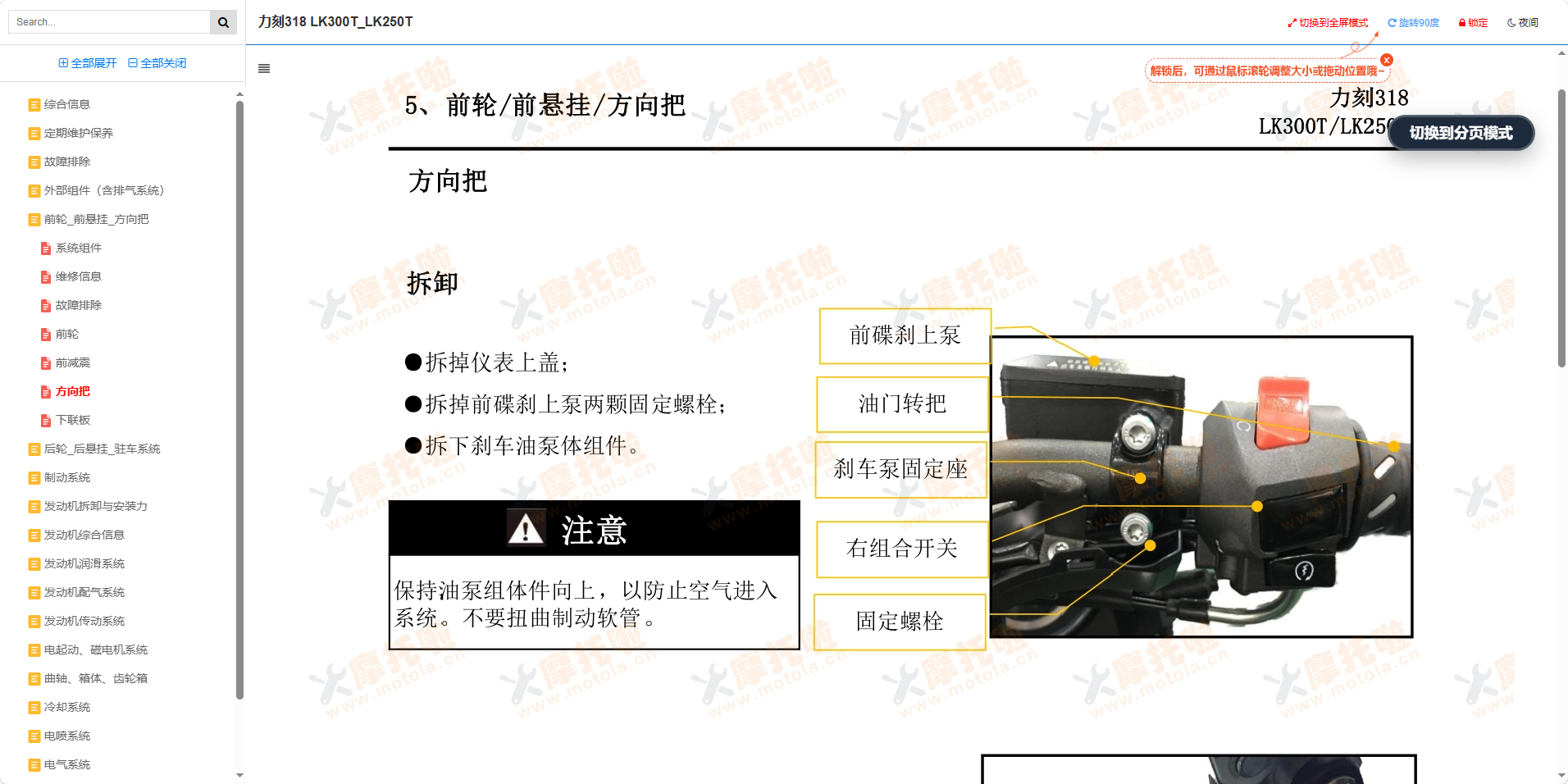 力刻318维修手册LK300T_LK250T插图4
