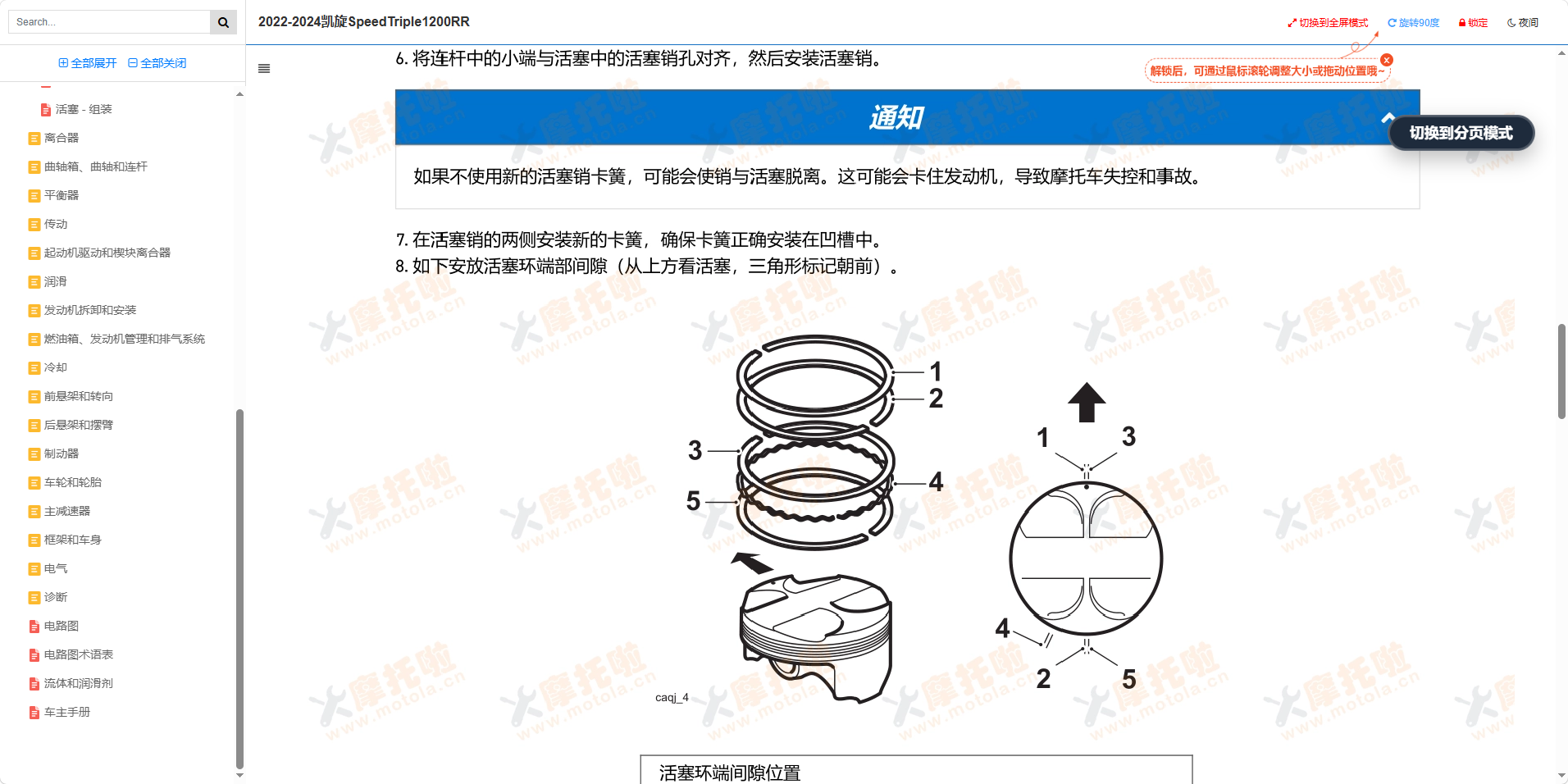 2022-2024凯旋SpeedTriple1200RR维修手册插图5