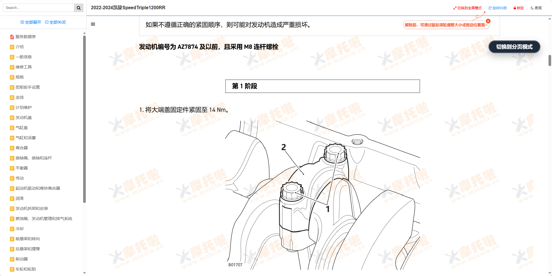 2022-2024凯旋SpeedTriple1200RR维修手册插图6