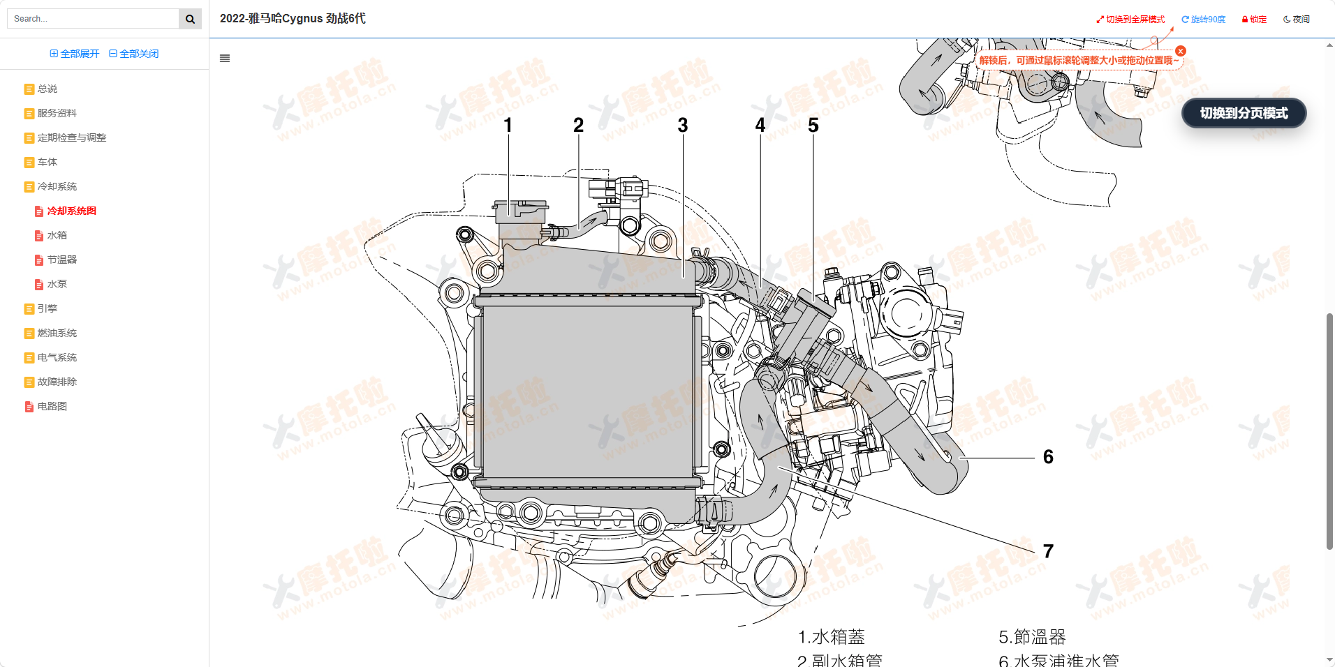 六代雅马哈CYGNUS-X125维修手册山叶劲战六代目GQR125AD插图5 六代雅马哈CYGNUS-X125维修手册山叶劲战六代目GQR125AD插图5