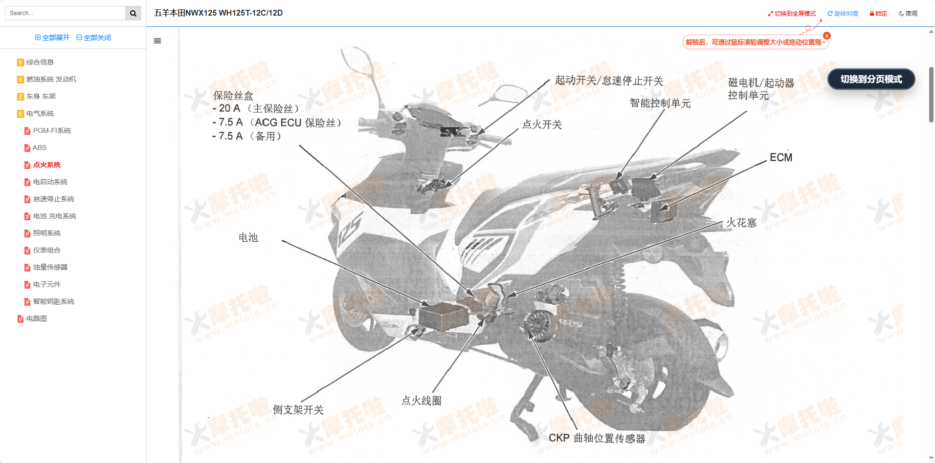 五羊本田NWX125维修手册WH125T-12C/12D插图6 五羊本田NWX125维修手册WH125T-12C/12D插图6