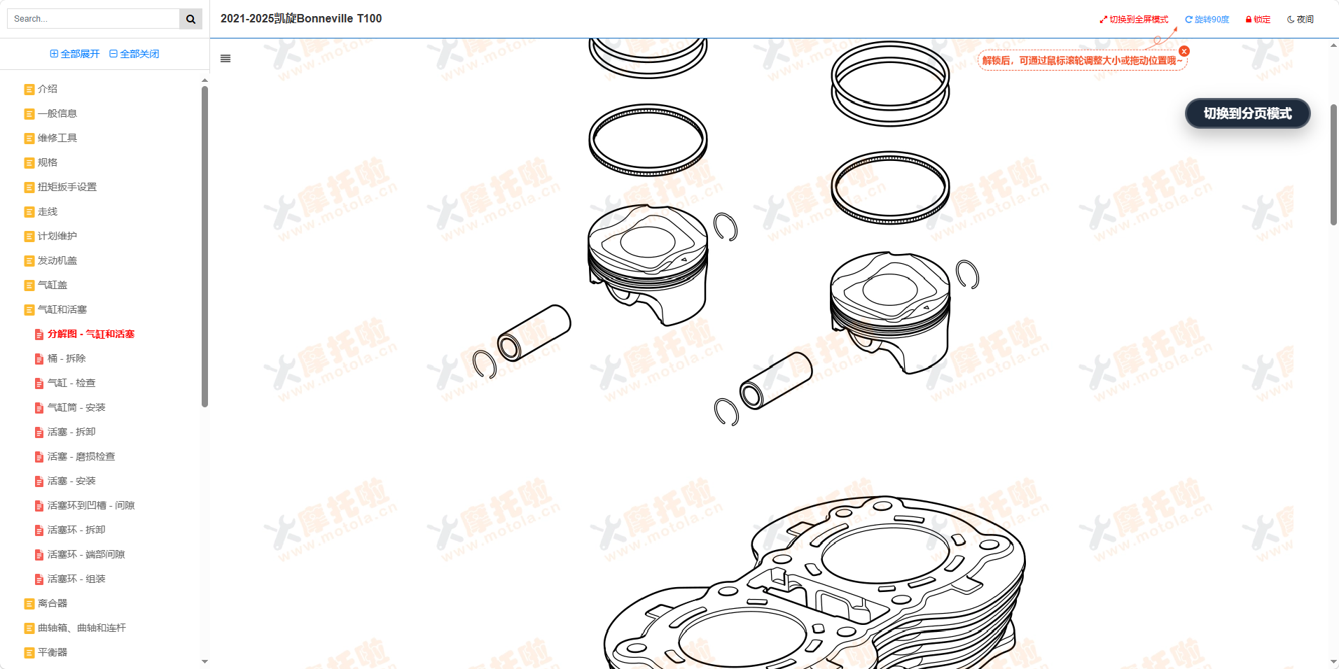 2021-2025凯旋Bonneville T100维修手册插图3