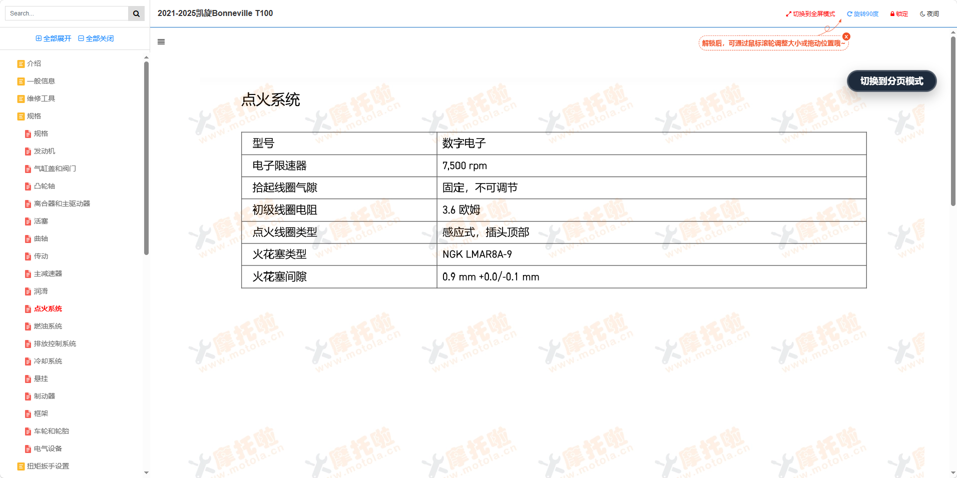 2021-2025凯旋Bonneville T100维修手册插图