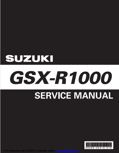 铃木SUZUKI-2007GSXR1000K7维修手册英文版插图