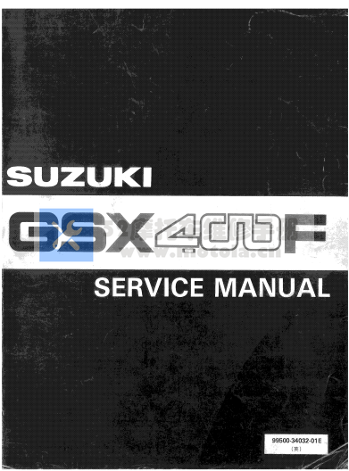 Suzuki-1983GSX400F盗匪400维修手册铃木英祖玛400插图