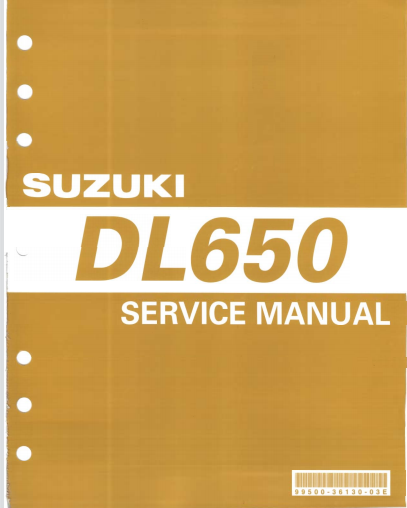 铃木Suzuki-2004DL650K4维修手册插图