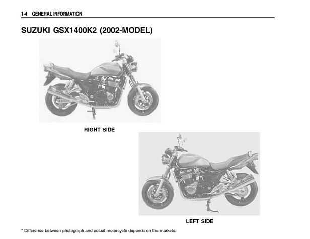 Suzuki-2002gsx1400维修手册插图