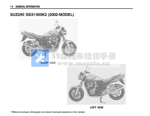 Suzuki-2002gsx1400维修手册插图