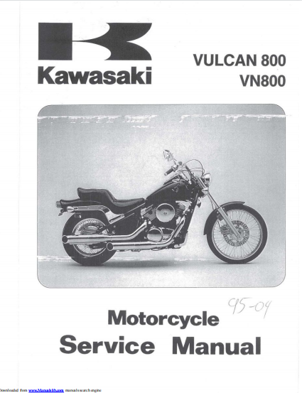川崎火神1995-2009Kawasaki VN800维修手册插图