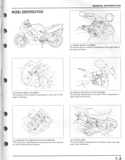 本田1995-1996HONDACBR600维修手册本田F5插图
