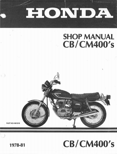 本田1978-1981HONDA_CB400维修手册94年cb40094CB400插图