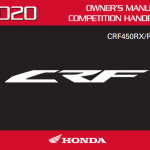 本田2020HONDACRF450RX_CRF450R维修手册