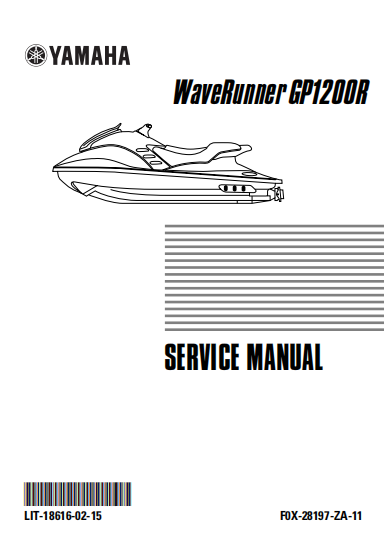 摩托艇_雅马哈2000yamhaWaveRunner_GP1200R维修手册插图
